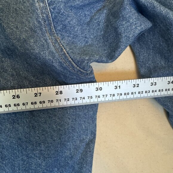 VTG Embossed Denim Trucker Jean Jacket Polaris ATV Snowmobile Mens XXL USA - Picture 7 of 12